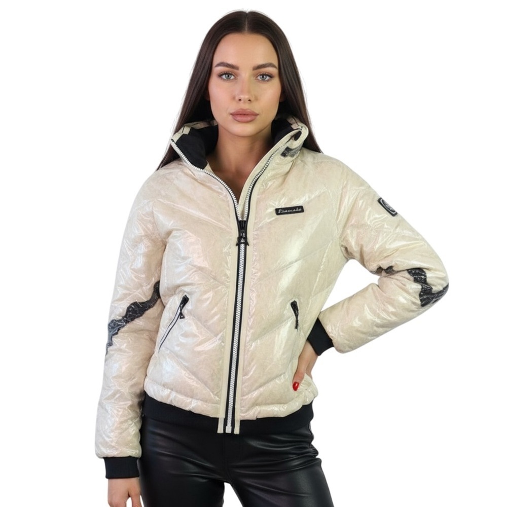 PIUMATE FEATHER DUCK DOWN  COAT WINTER COAT BOMBER JACKET CLEAR JACKET WOMEN